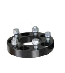1" 5x4.5 to 5x4.5 Black Wheel Spacers - fits Dodge Chrysler Toyota 12x1.5 Studs,