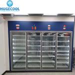 Anti Fog Function Glass Door Display Walk in Cooler for Convenience Store