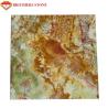 Buy cheap Customized Light Green Onyx Marble Stone Slab With 15-18mm Thickness from wholesalers