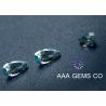 Buy cheap VVS1 Synthetic Blue Pear Shaped Moissanite Loose Diamond RI 2.65 - 2.69 from wholesalers
