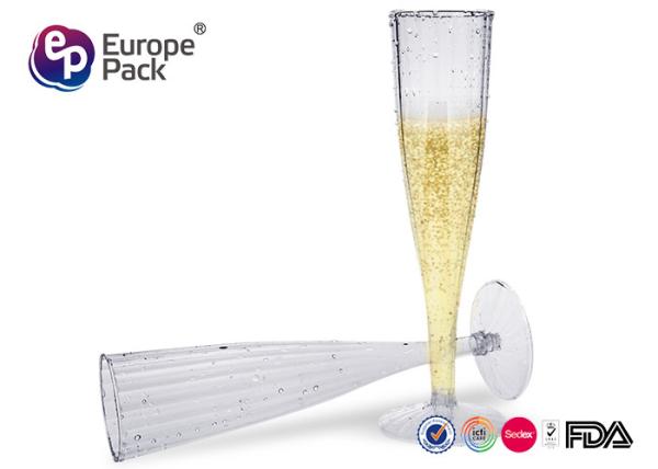 Buy cheap Disposable Plastic Champagne Glasses from wholesalers