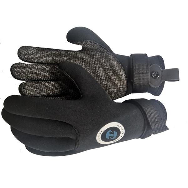Buy cheap Ergonomic Swift Water Rescue Equipment Gloves 3MM Neoprene Material from wholesalers