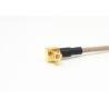 Buy cheap RG316 RF Cable Assemblies MCX Male Right Angle RF Coaxial Connector Diameter=0.51mm from wholesalers