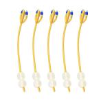 Medical Double Balloon Foley Catheter , 16Fr Disposable 4 Way Foley Catheter
