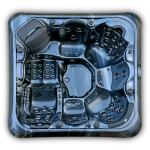 Acrylic Hotel Massage Bathtub Backyard Whirlpool Outdoor Spa Hot Tubs