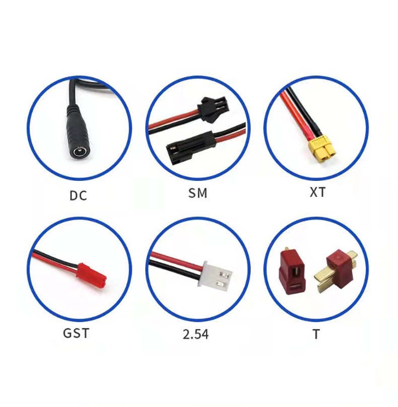 Li Ion Battery Pack 3.7v 7.4v 12v 14.8v 26650 26500 21700 14500 18650 For POS System