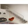 Buy cheap Internal Solid Wood Modern Floating Stairs from wholesalers