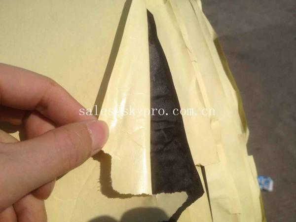 Buy cheap Professional Glossy Adhesive Backed Foam Sponge Rubber Sheet Roll For Pipe Insulation from wholesalers