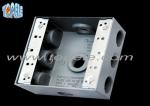 Square Weatherproof Electrical Boxes 3 Hole One Gang Outlet Fitting Accessory