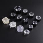 Frosted 90 degree 1W / 3W Optic PMMA Led Lens for Led Flashlight