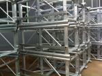 Steel Hoist Building Crane Mast , Tower Crane Model Climbing Platform