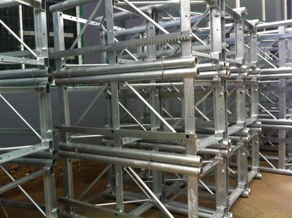 Buy cheap Steel Hoist Building Crane Mast , Tower Crane Model Climbing Platform from wholesalers