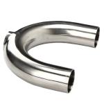 RTS Sanitary 304 316L Stainless Steel U-Type Tee for Hygienic Grade Silver 1/2''