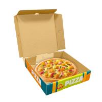 Buy cheap Recycled Kraft Paper Corrugated Packing Boxes For Fries Chips And Pizza product
