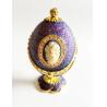 Buy cheap Luxury RoseFaberge Easter Eggs Jewelry Box Russian Royal Case Metal Faberge Egg Faberge Egg Jewerly Trinke t Box from wholesalers