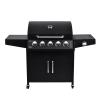 Buy cheap CE/TUV/LFGB Certified Warming Grid 430 SS 5 1 Burners Gas Grills for Outdoor BBQ from wholesalers