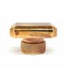 Buy cheap Rectangle Shape Antique Finish Metal zamak perfume bottle cap from wholesalers