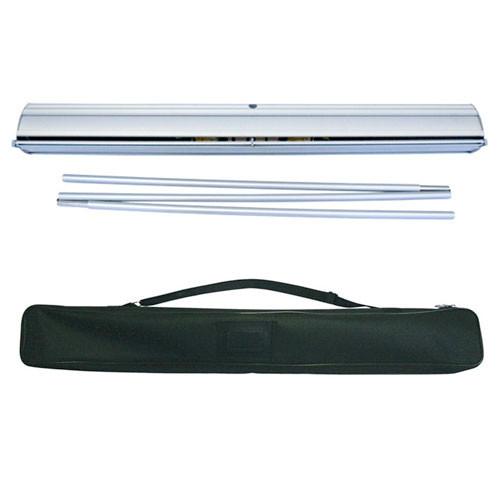Buy cheap 80*180cm size roll up banner, adjustable aluminum new type banner stand from wholesalers
