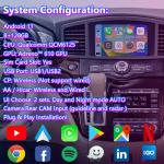 Lsailt 8 Inches Android Multimedia Carplay Interface Screen for 2011-2017 Nissan