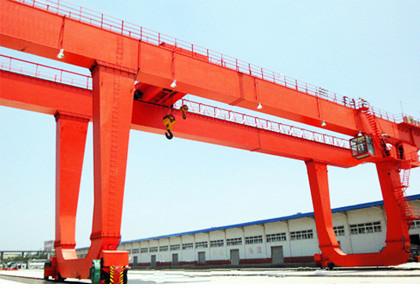 Quality 20T Rail Traveling Box Type Double Girder Gantry Crane Outdoor Using for sale
