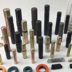 Alloy Steel Excavator Undercarriage Parts , Excavator Bucket Teeth Pins 0.15-2KG