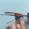 Buy cheap G652D 6 Core Hybrid Fiber Optic Cable With 2 Copper Power Wires OPLC from wholesalers