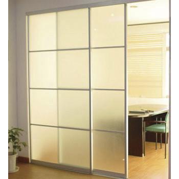 Buy cheap Interior Decorative Sliding Glass Partition Walls Obscure Tempered from wholesalers