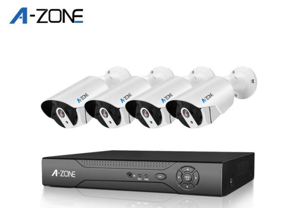 Buy cheap 4 Camera Poe Security System 1080P Security Camera Poe Kit 3.6mm lens from wholesalers