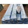 Buy cheap 50x100mm Square Post Steel Wire Mesh Fence Welded Blue Powder Spraying from wholesalers