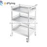 Buy cheap Three Layer Hospital Instrument Trolley Diagonal Brake from wholesalers