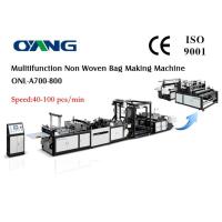 Buy cheap Eco Recycled Automatic Non Woven Bag Making Machine , Carry Bags Manufacturing product