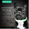 Buy cheap 2019 New Pet Product household Nylon Led USB Rechargeable Pet Dog Glowing Collars from wholesalers