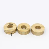 Buy cheap Natural Wood Color Round Perfume Bottle Lid Pine Wood Perfume Bottle Cap product