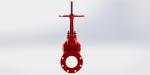 Red Epoxy Coated Ul Fm Gate Valve Long Lasting Performance