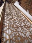 Stainless Steel Screen Partition Hotel Lobby Metal Designs Wall Decorative Panel