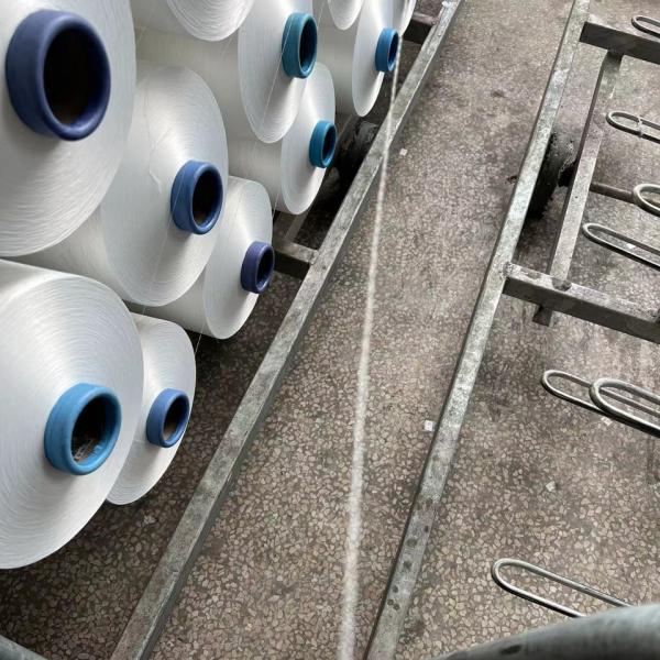 Buy cheap Soft 100% Ring Spun Polyester Yarn For Industry Textile Production from wholesalers