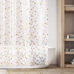 Factory Wholesale Walmart bathroom Disposable Plastic Shower Curtain With Hooks