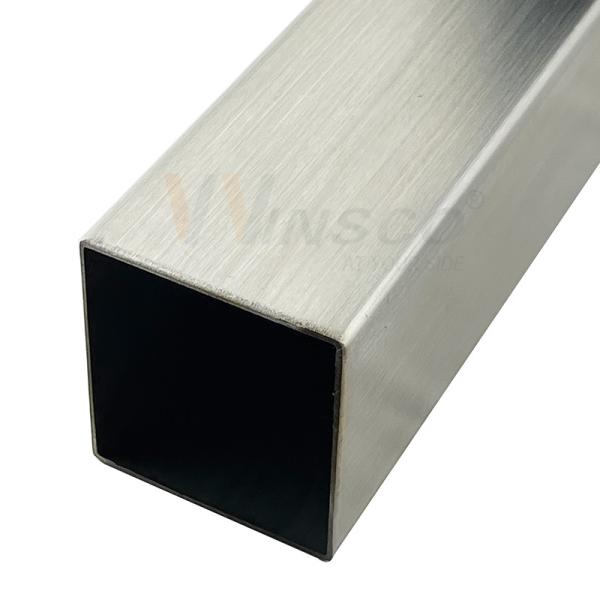 Buy cheap 1.2mm-3.5mm Thickness Inox Square Pipe Mirror Satin Surface 50mmx50mm Stainless Steel Tube 201 304 316 Grade from wholesalers