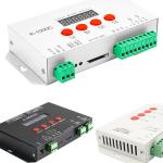 Buy cheap LED Pixel Controller T-1000s K-1000c K-8000c SD Card Programmable Ws2811 Ws2812b Ws2815 Sk6812 RGB LED Strip Pixel Contr from wholesalers