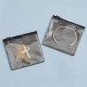 Buy cheap Small Frosted PVC Jewelry Zipper Bags Custom Printed Transparent Waterproof from wholesalers