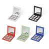 Buy cheap Cosmetic 23mm 9 Pan Empty Eyeshadow Palette Glossy Matte Lamination from wholesalers