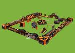 402m World 'S Longest Bouncy Castle Adults Inflatable Obstacle Course For Sale