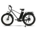 48V 17Ah 7 Speed Electric Fat Tire Bike 750W 26 Inch Electric Mountain Bike For