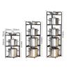 Buy cheap Household Multilayer Metal Kitchen Rack Floor Pot Foldable Corner Shelf from wholesalers