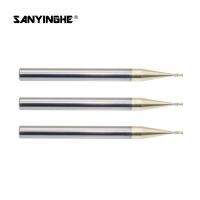 Buy cheap 2 Flute CNC Carbide End Mill Bit D1mm D2.5mm HRC63 Micro Square Cutting Tool product