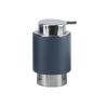 Buy cheap Chrome Plating Base Polyresin Bathroom Accessories Bathroom Countertop Accessories Set Round With Pale Blue Resin from wholesalers