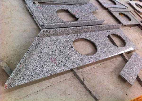 Buy cheap Middle Grey Granite Vanity Tops 26'' X 25" Irregular Customized Color from wholesalers