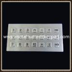 Buy cheap Stainless Steel 21 Key 3x7 Matrix Industrial Numeric Keypad from wholesalers