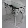 Buy cheap Hotel Lobby Mirror Furniture Set Contemporary Design Mirrored Console Table from wholesalers