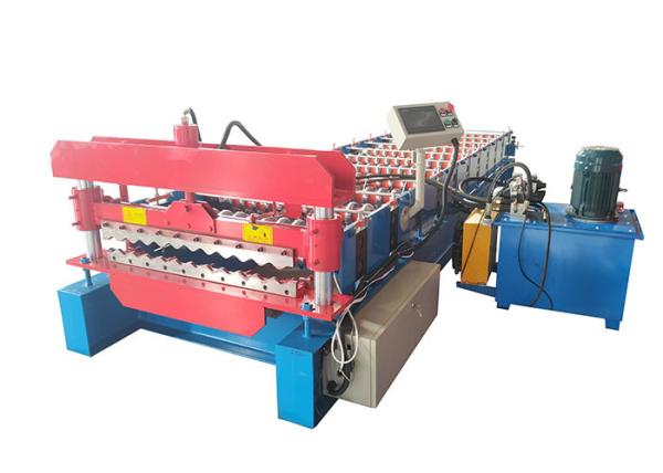 Buy cheap Steel Roof And Wall Corrugated Sheet Roll Forming Machine Hydraulic Cutter from wholesalers